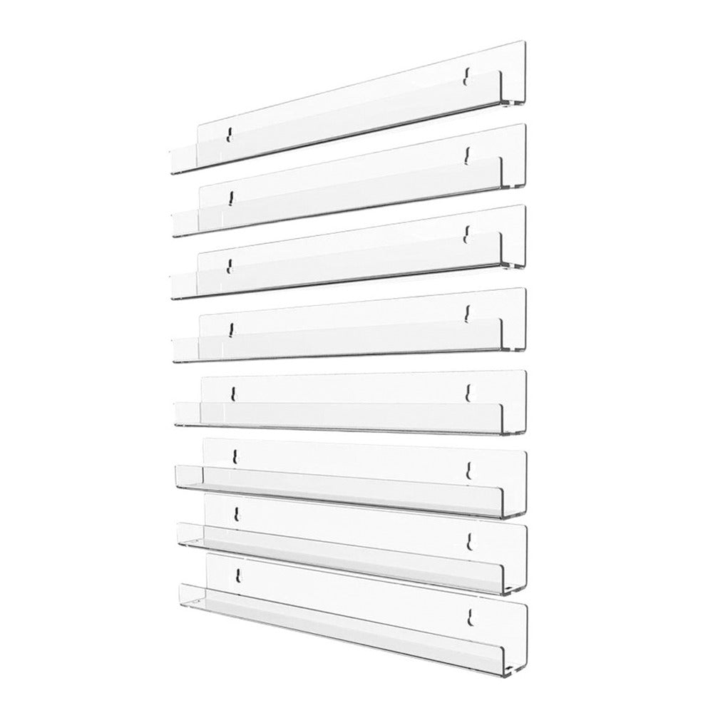 סט 8 מדפי אקריל