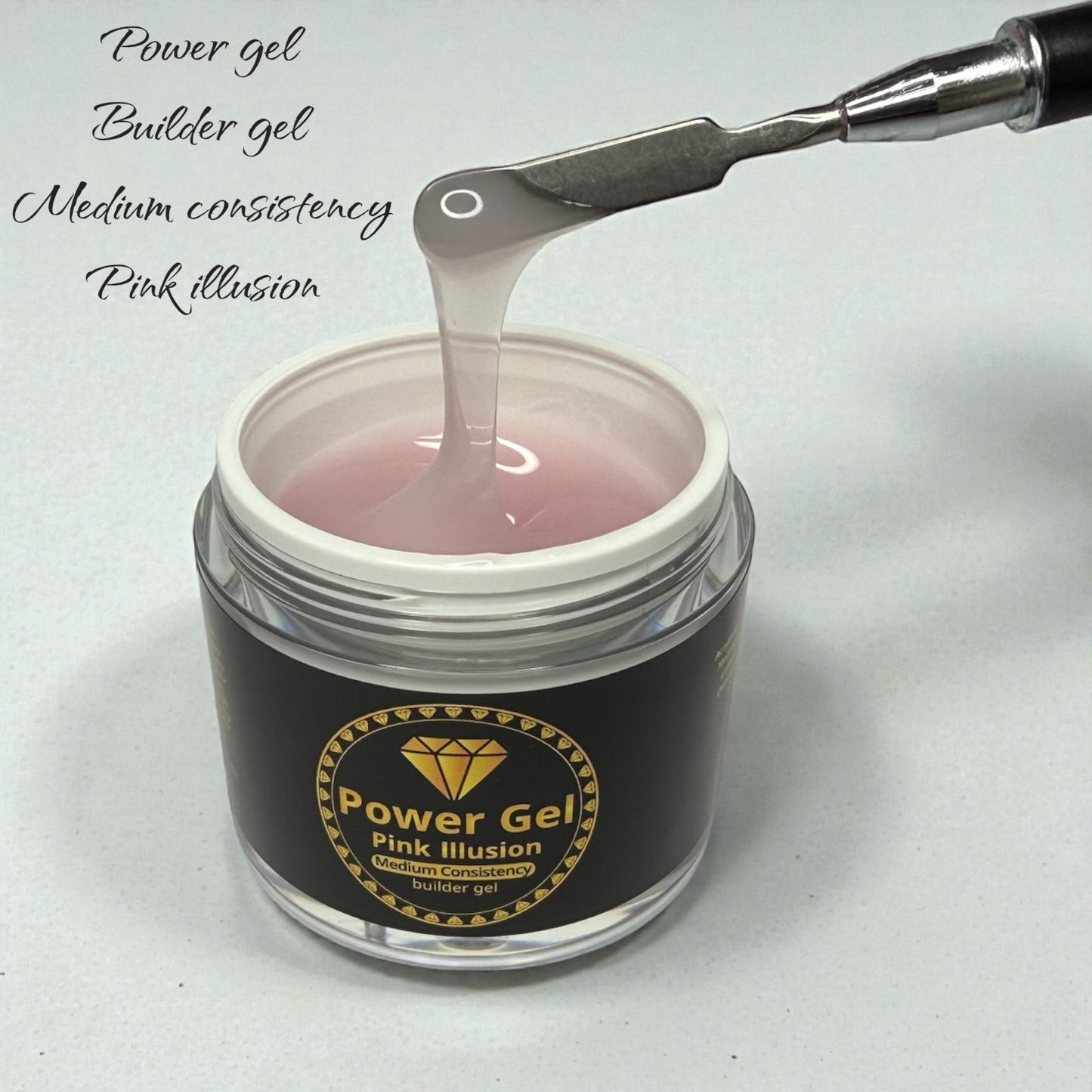 ג'ל בניה פינק אילוזיון- בסמיכות בינונית