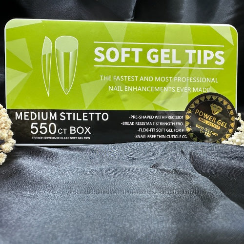 מארז ג'לי טיפס סטילטו בינוני