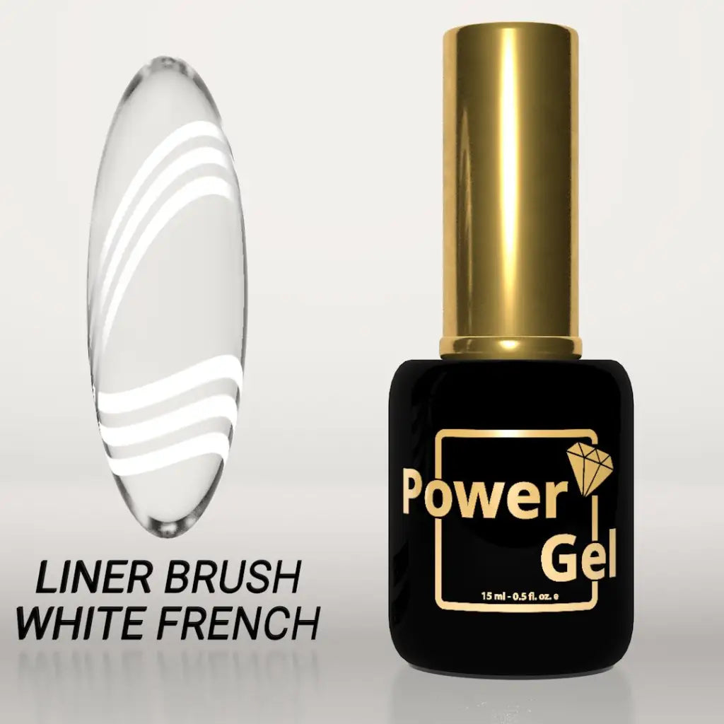 מכחול דק לבן פרנץ’