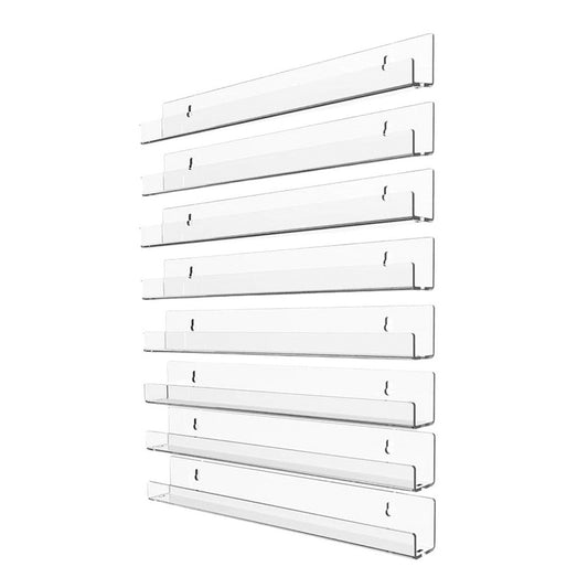 סט 8 מדפי אקריל