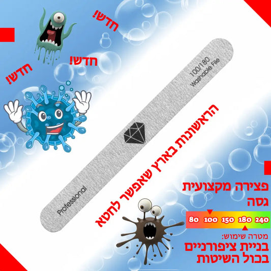 פצירה מקצועית ישרה 100/180